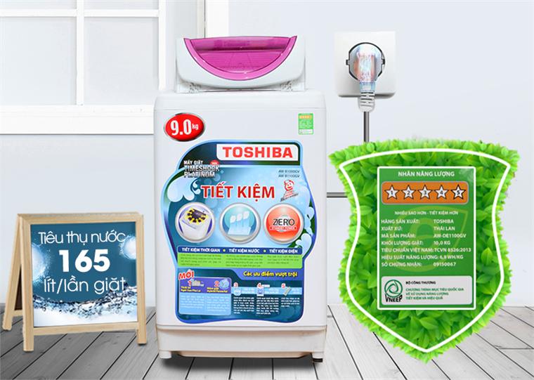 Máy giặt 9 Kg Toshiba B1000GV(WB), lồng đứng